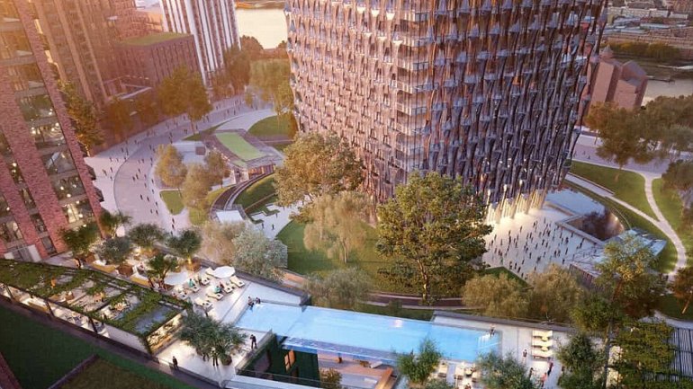 World's first sky pool to be built 35 meters above ground level