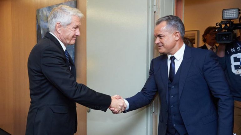 Vlad Plahotniuc met with Thorbjørn Jagland to discuss reforms and recent developments with Transnistria