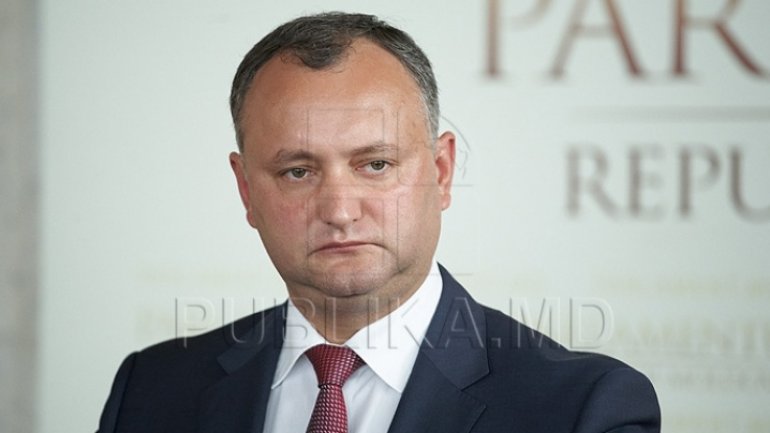 Igor Dodon temporary suspended for third time