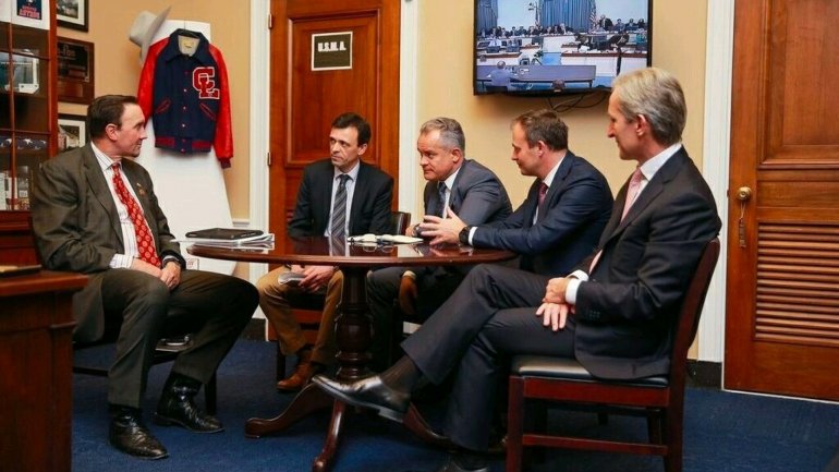 Vlad Plahotniuc met with congressman Pete Olson: Moldova wishes same standards of life as in First World countries