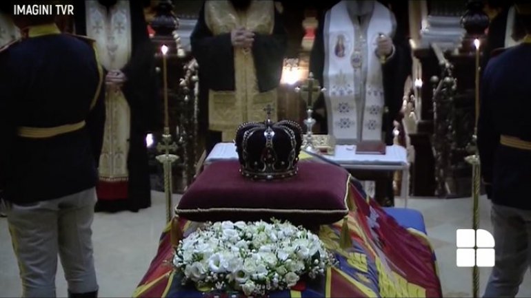 Casket of King Michael I arrived in Romania