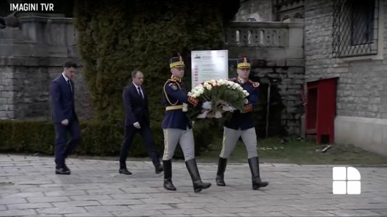 Andrian Candu and Moldova Delegation at Romanian Former-King's funeral 