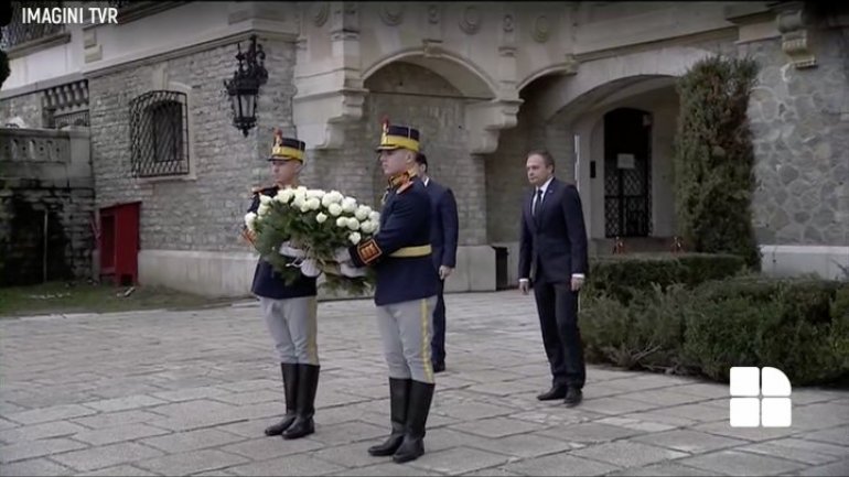 Andrian Candu and Moldova Delegation at Romanian Former-King's funeral 