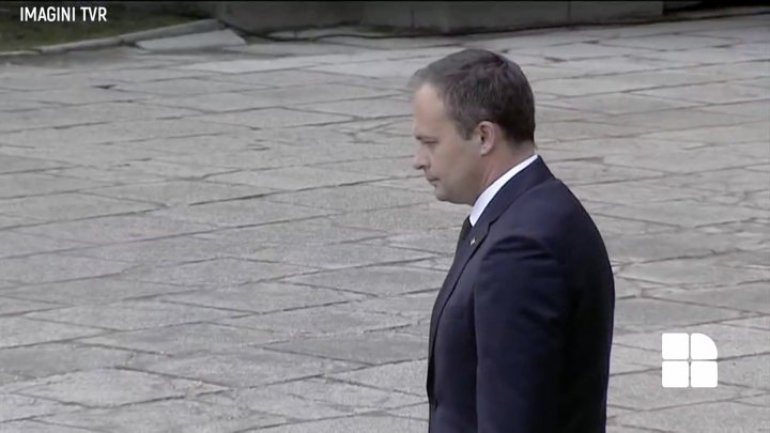 Andrian Candu and Moldova Delegation at Romanian Former-King's funeral 