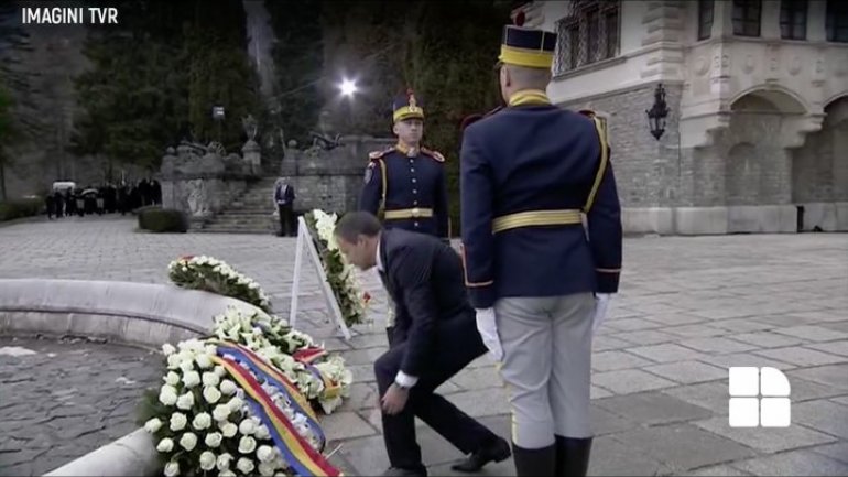 Andrian Candu and Moldova Delegation at Romanian Former-King's funeral 