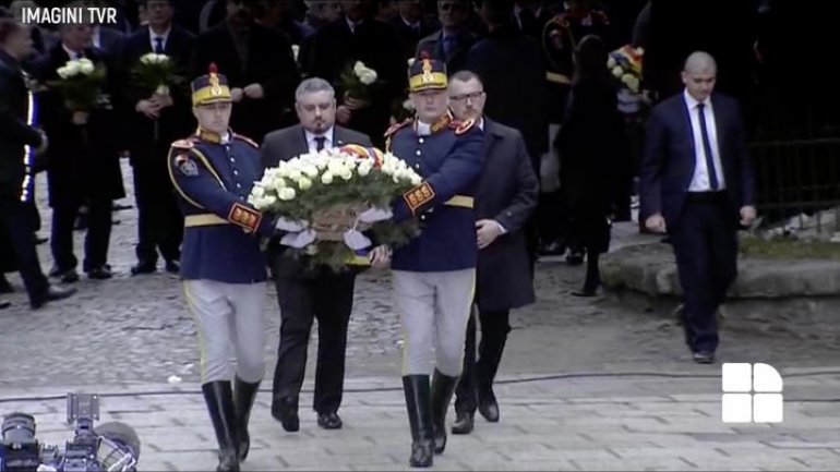 Andrian Candu and Moldova Delegation at Romanian Former-King's funeral 