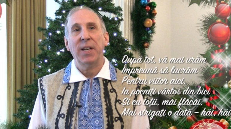 U.S Embassy in Chisinau publicized romanian-language video to wish Moldova's citizens beautiful holiday 