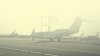 Dense fog caused airline delays 