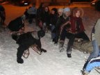 Young people from Capital decided to enjoy themselves on a snowy weekend