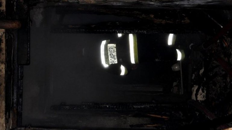 National hotel is on fire. Firemen and police are already there