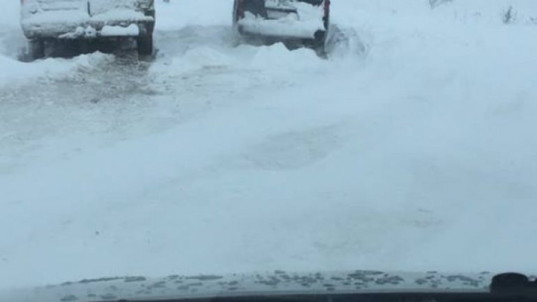 Dramatic photos. Many blocked cars on national and local roads