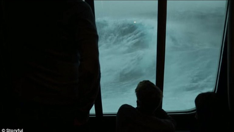 Horror moments for passengers of cruise ship that sailed into 'Bomb Cyclone': People were vomiting all over the boat