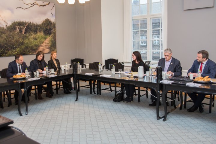 Andrian Candu met with Her Majesty Margaret II of Denmark at Royal Residence Amalienborg Palace 