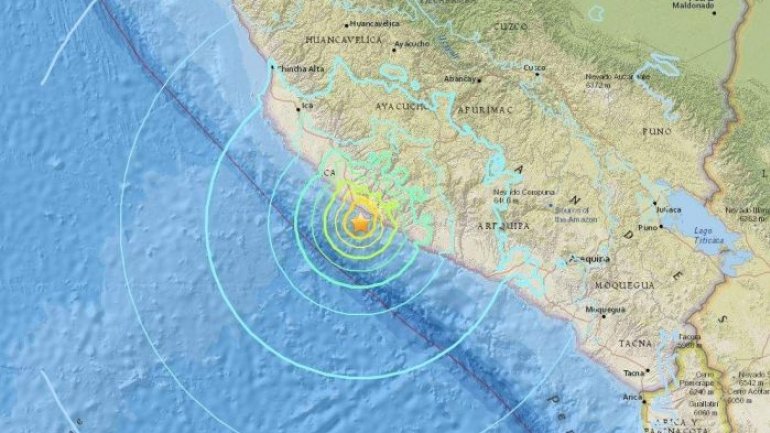 7.1 magnitude earthquake struck Peru. At least 2 dead and over 65 injured