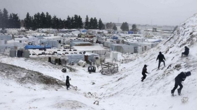 Fifteen Syrian refugees, including children, found frozen to death while attempting to flee to Lebanon