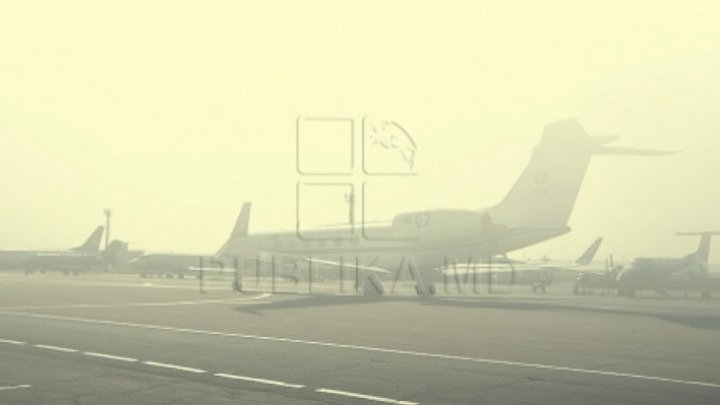 Dense fog caused airline delays 