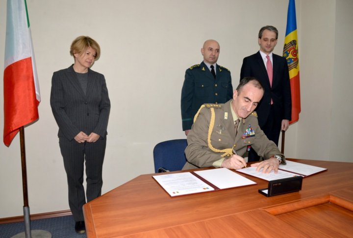 Italy donated equipment and military technology to Moldova's Armed Forces