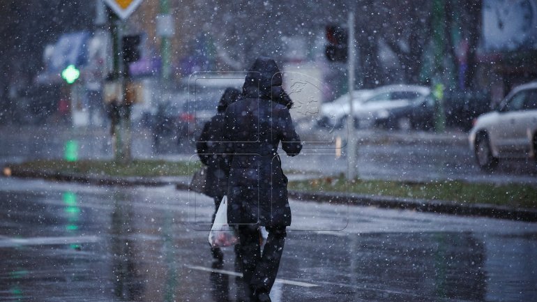 Yellow Warning for snow and sleet issued in Moldova