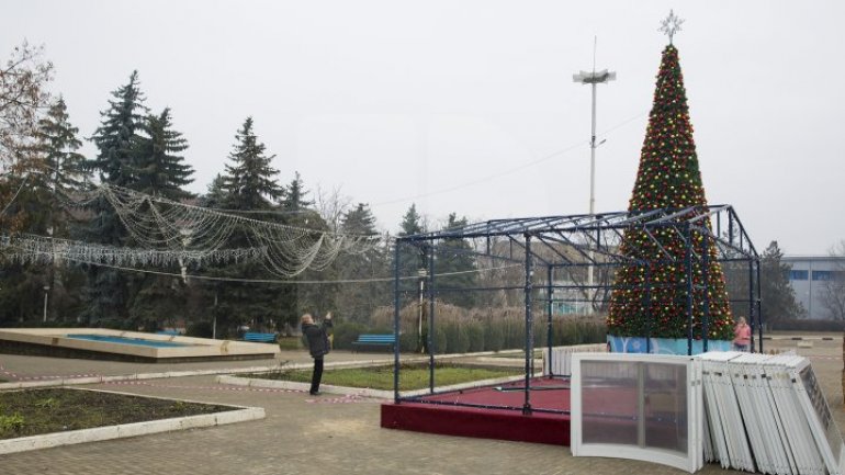 Winter holidays continue in Nisporeni. Vlad Plahotniuc's foundation, Edelweiss opened a winter fair