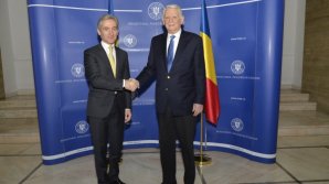 Iurile Leanca met Romanian Minister of External Affairs