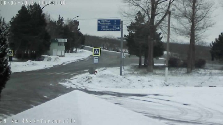 Slight snow in Moldova, 120 vehicles dispatched on national roads