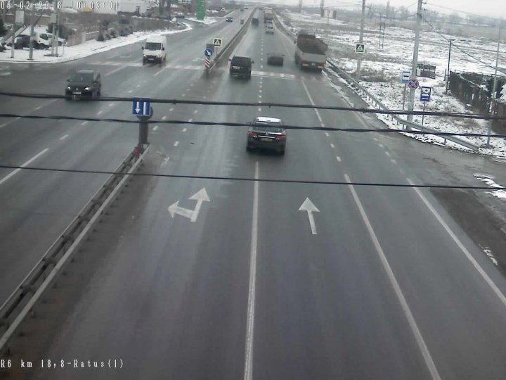 Slight snow in Moldova, 120 vehicles dispatched on national roads