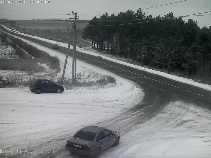 Slight snow in Moldova, 120 vehicles dispatched on national roads