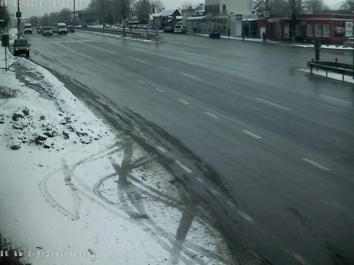 Slight snow in Moldova, 120 vehicles dispatched on national roads