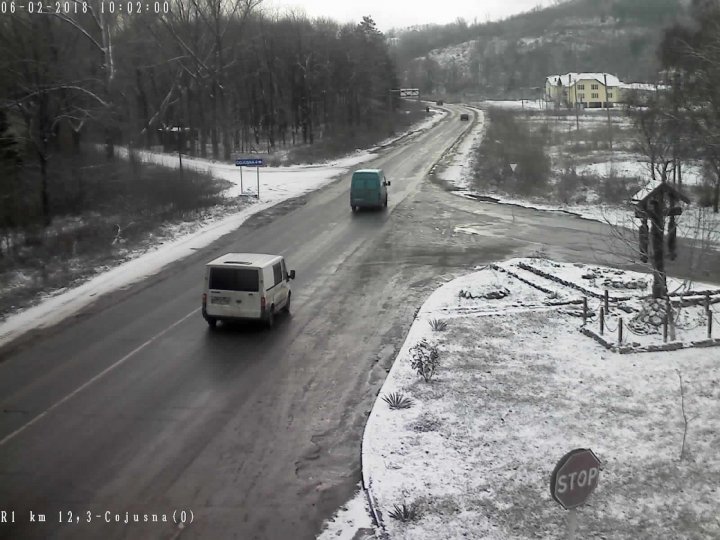 Slight snow in Moldova, 120 vehicles dispatched on national roads