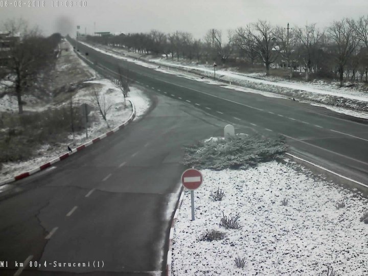 Slight snow in Moldova, 120 vehicles dispatched on national roads