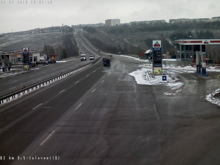 Slight snow in Moldova, 120 vehicles dispatched on national roads