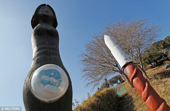 Extraordinary park in South Korea where everything is shaped like a penis has been inundated with fascinated tourists