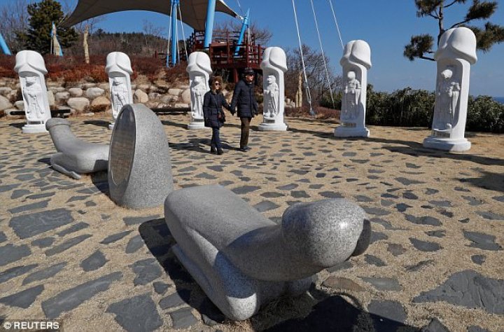 Extraordinary park in South Korea where everything is shaped like a penis has been inundated with fascinated tourists