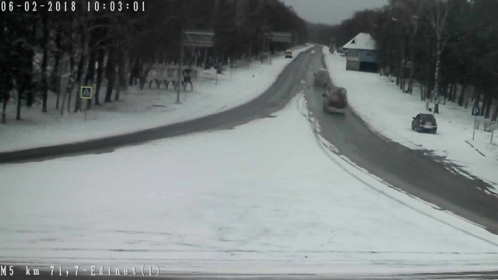 Slight snow in Moldova, 120 vehicles dispatched on national roads