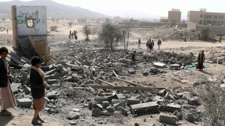 Airstrike in northern Yemen. At least 15 dead and several more injured