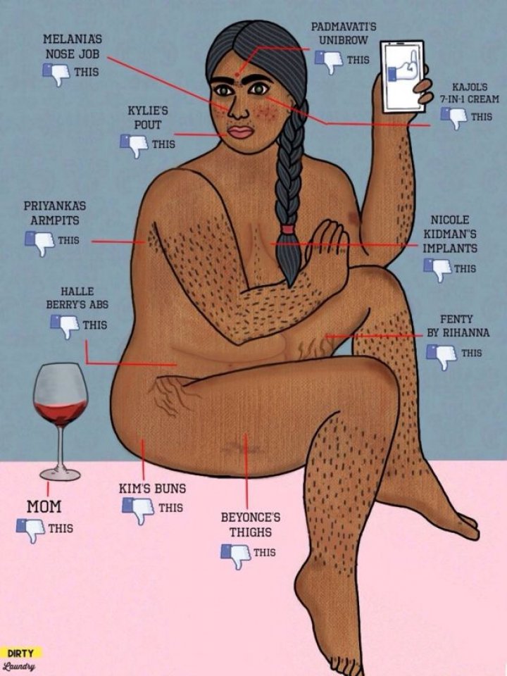 Indian artist behind the sketch, Kaviya Ilango, speaks about "dirty taboos" that inspire her