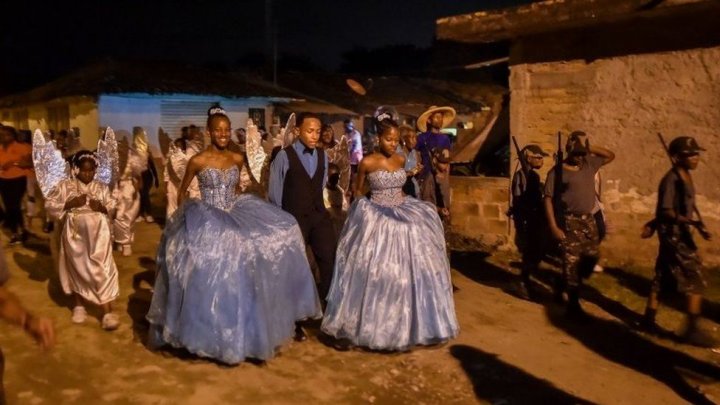 Residents of Colombian village of Quinamayó have been celebrating Christmas 