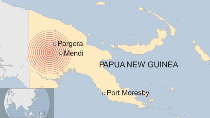 14 people died after powerful earthquake caused landslides in remote region of Papua New Guinea