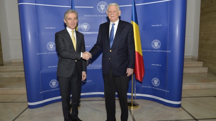 Iurile Leanca met Romanian Minister of External Affairs