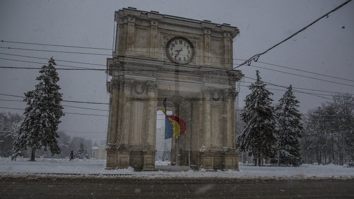 Yellow Warning for snow and sleet issued in Moldova is still avaiable