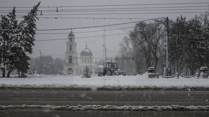 Yellow Warning for snow and sleet issued in Moldova is still avaiable