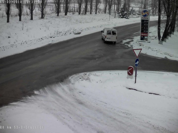 Yellow Warning for Snow. Current state of national roads (Photo)