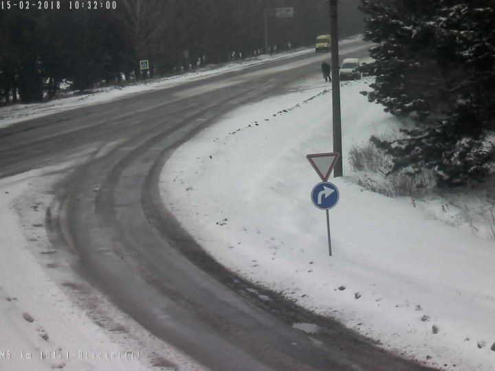 Yellow Warning for Snow. Current state of national roads (Photo)