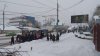 Passengers pushing trolleybus stuck on Calea Orheiului goes viral 