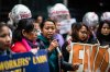 People around the world have taken to the streets to make their voices heard on International Women's Day