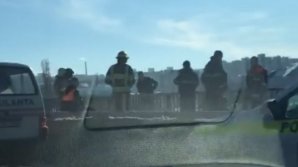 Alert! Young man attempted to fall into viaduct in Chisinau due to sad love 