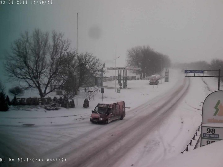 Yellow Warning for Snow issued in Moldova! Police urges people to be more cautious (Photo)