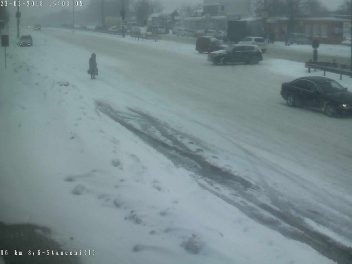 Yellow Warning for Snow issued in Moldova! Police urges people to be more cautious (Photo)