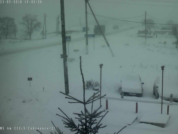 Yellow Warning for Snow issued in Moldova! Police urges people to be more cautious (Photo)