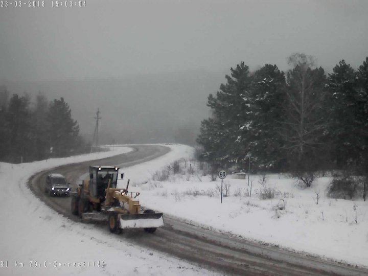 Yellow Warning for Snow issued in Moldova! Police urges people to be more cautious (Photo)